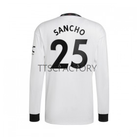 Maillot de Foot Manchester United Jadon Sancho 25 Extérieur 2022-23 Manches Longues